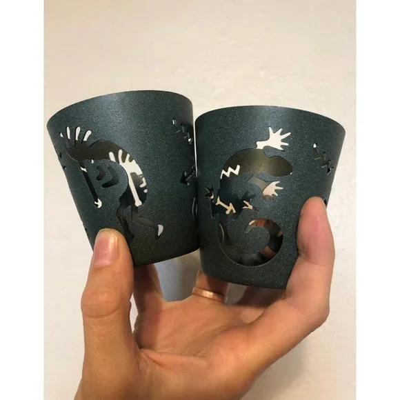kokopelli candle holders southwest style - Picture 2 of 2
